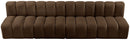 Arc - Velvet 4 Seats Modular Sofa