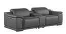 9762 - 3-Piece Modular Power Reclining Console Loveseat With 2 Power Recliners In