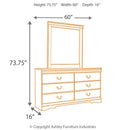 Huey Vineyard - Dresser, Mirror - Black