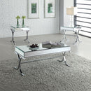 Yuri - End Table - Mirrored & Chrome