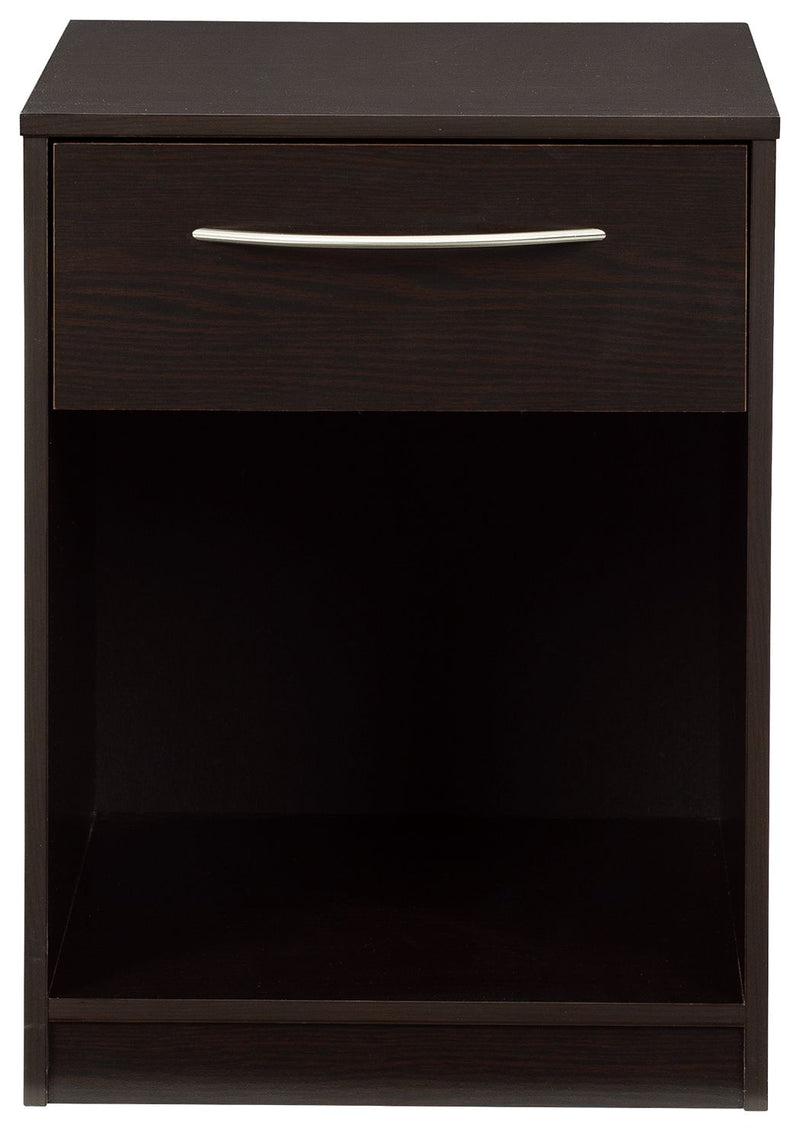 Finch - One Drawer Night Stand - Black