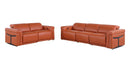 1126 - 5-Piece Modular Power Reclining Sofa And Loveseat Set In With 4 Power Recliners & Power Headrests
