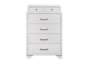 Jordyn - 5 Piece Queen Bedroom Set - White