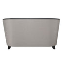 Zemocryss - Loveseat With 2 Pillows - Beige Fabric