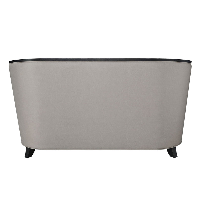 Zemocryss - Loveseat With 2 Pillows - Beige Fabric