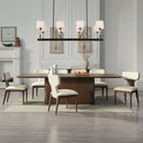 Koen - Side Chair (Set of 2) - Beige / Brown Oak