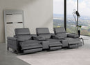 1246 - Modular Power Triple Reclining Dual Console Sofa With Power Reclining Headrests