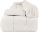 Orin - Velvet 5 Piece Modular Armless Sofa