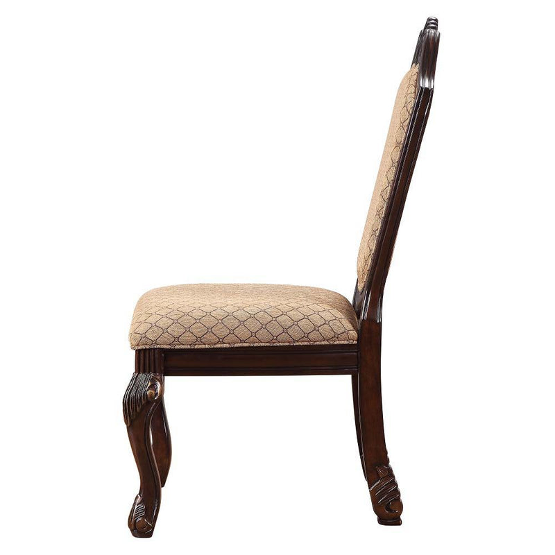 Chateau De Ville - Side Chair (Set of 2) - Fabric & Espresso