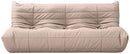 Relax - Vegan Leather 77.75" Upholstered Sofa - Tan
