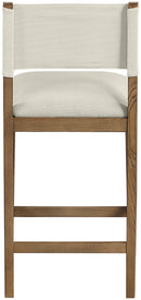 Avon - Linen Textured Performance Fabric Counter Stool