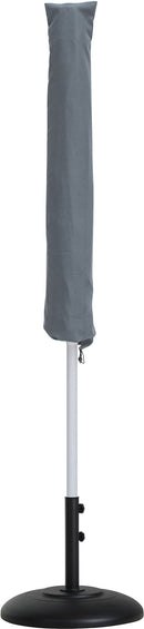 Amalfi - Patio Umbrella - Black Base / White Pole