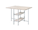 Raine - Counter Height Table - Antique White & Chrome