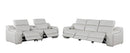 1116 - 6-Piece Modular Power Reclining Sofa And Console Loveseat Set In With 5 Power Recliners & Power Headrests