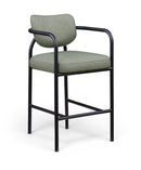 Serava - Vegan Leather Upholstered Bar Stool