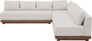 Solace - Olefin Performance Fabric 4 Piece Outdoor Patio Modular Sectional