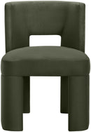 Zuno - Velvet Performance Fabric Upholstered Dining Chair (Set of 2)
