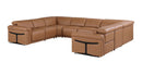 1126 - 8-Piece U-Shaped Sectional Sofa In With 4 Power Recliners & Power Headrests