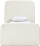 Fira - Linen Textured Fabric Upholstered Bed