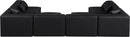 Cube - 6 Piece Modular Armless Sectional