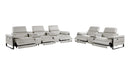 1246 - Modular Power Reclining Dual Console Sofa And Console Loveseat Set With Power Headrests