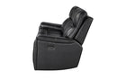 U8880 - Power Reclining Sofa With Armrest Cupholder, DDT With Watch Charger - Black