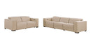 1208 - Leather Reclining Set (Sofa & Loveseat With Four Power Recliners)
