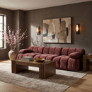 Orin - Velvet 3 Piece Modular Sofa