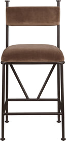 Monarch - Velvet Counter Stool (Set of 2)