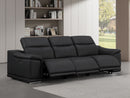 2679 - Genuine Leather Sofa With 3 Power Recliners