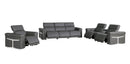 1126 - 7-Piece Modular Power Reclining Sofa, Loveseat & Chair Set In With 6 Power Recliners & Power Headrests