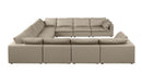 1100 - 11-Piece U-Shaped Sectional In Top-Grain Italian Leather