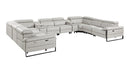 1246 - 10-Piece U-Shaped Modular Power Reclining Sectional With 4 Power Recliners And Power Headrests