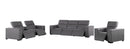 1208 - Modular Leather Set With 6 Power Recliners & Power Headrests