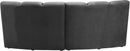 Infinity - 2 Piece Velvet Modular Sectional