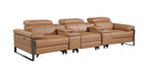 1246 - Modular Power Triple Reclining Dual Console Sofa With Power Reclining Headrests