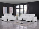 1208 - Leather Reclining Set (Sofa & Loveseat With 4 Power Recliner)