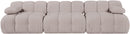 Orin - Velvet 3 Piece Modular Sofa