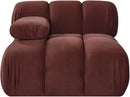 Orin - Velvet Performance Fabric Upholstered Modular Chair