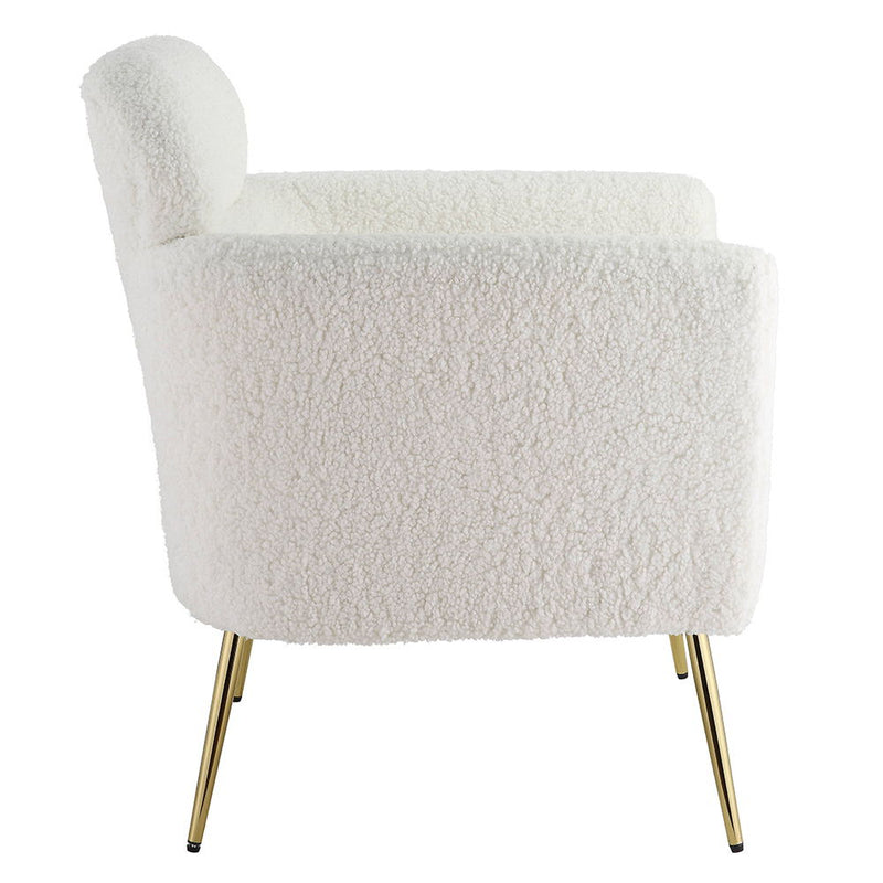Connock - Accent Chair - White Teddy Sherpa
