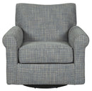 Renley - Swivel Glider Accent Chair - Ash