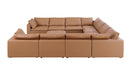 1100 - 11-Piece U-Shaped Sectional In Top-Grain Italian Leather