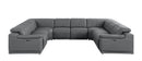2679 - 8-Piece U-Shaped Power Reclining Sectional In Genuine Leather (4 Recliners)