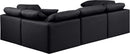 Indulge - Faux Leather 4 Piece Modular Corner Sectional