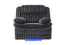 U8686 - Power Recliner With LED - Black