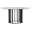 Haven - Round Genuine White Marble Top Table