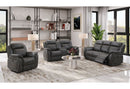 U8517 - Console Reclining Loveseat - Gray