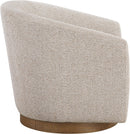 Modra - Performance Fabric Upholstered Swivel Accent Chair