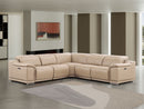 2679 - 5-Piece L-Shaped Power Reclining Sectional In Genuine Leather (3 Recliners)