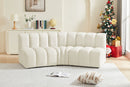 Arc - Velvet 3 Piece Modular Corner Sofa
